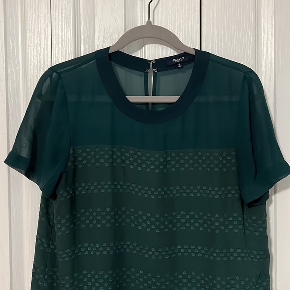 Madewell green dress size medium. 100% polyester - Picture 3 of 3